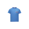 Moncler T-shirt En Coton À Motif Logo In Blue
