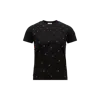 Moncler T-shirt En Coton À Perles In Black