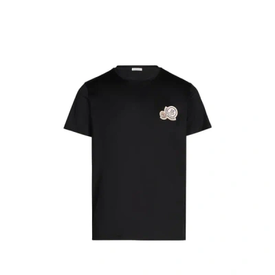 Moncler T-shirt En Coton In Black