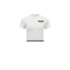 Moncler X Palm Angels Cotton Short-sleeved T-shirt In White