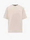 Moncler T-shirt In Cotone Con Logo Frontale