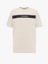 Moncler T-shirt In Cotone Con Logo Gommato