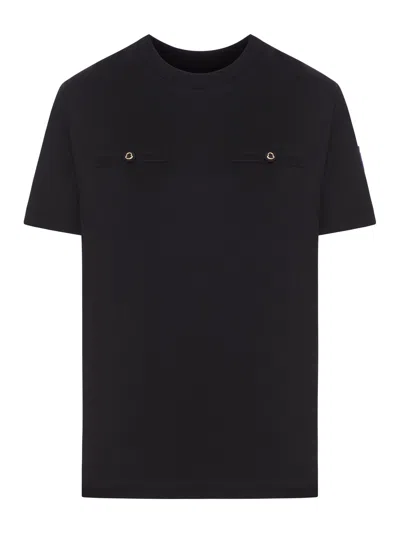 MONCLER T-SHIRT IN MERCERISED JERSEY