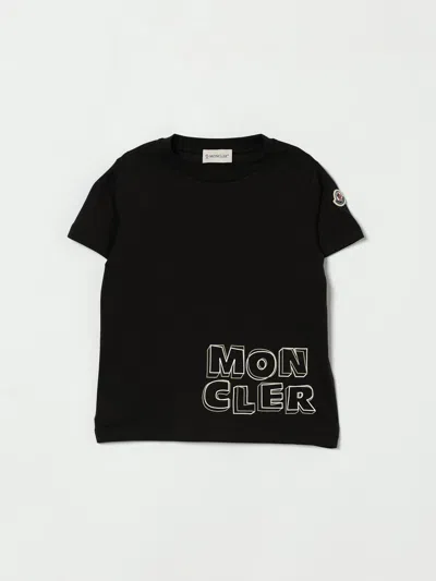 Moncler T-shirt Kids  In Black