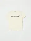 Moncler T-shirt  Kids Color White In Brown