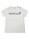 Moncler T Shirt Logo Parlato In White