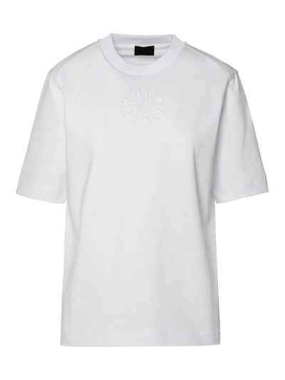 Moncler T-shirt Logo In White