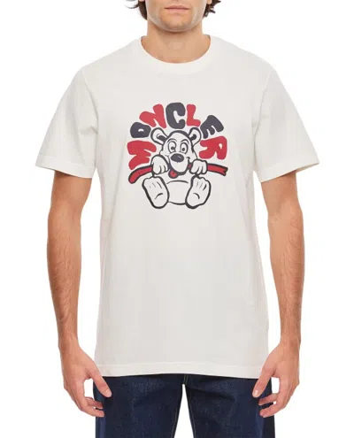 Moncler T-shirt Logo In White