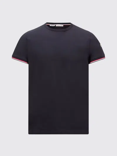 Moncler T-shirt Men  In Burgundy