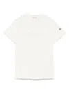 Moncler Women Logo Cotton T-shirt In White