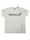 Moncler T Shirt Mm Logo Parlato In White