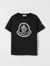 Moncler T-shirt  Kids Color Black