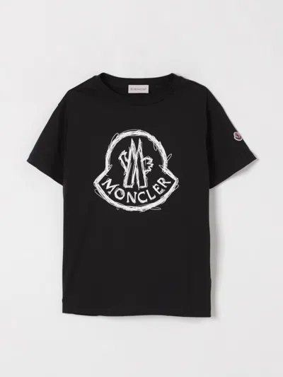 Moncler T-shirt  Kids Color Black
