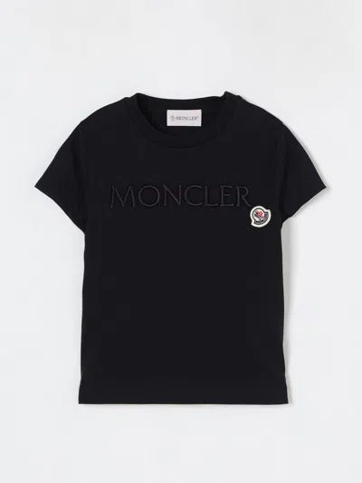 Moncler T-shirt  Kids Color Black