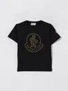 Moncler T-shirt  Kids Color Black In Black