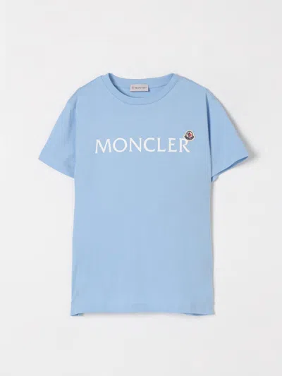 Moncler T-shirt  Kids Color Blue