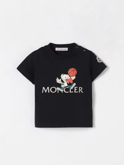 Moncler Short-sleeved T-shirt In Blue