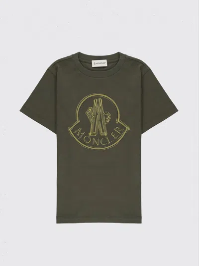 Moncler T-shirt  Kids Color Green