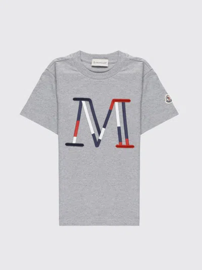 Moncler Kids' T-shirt  Kinder Farbe Grau In Gray