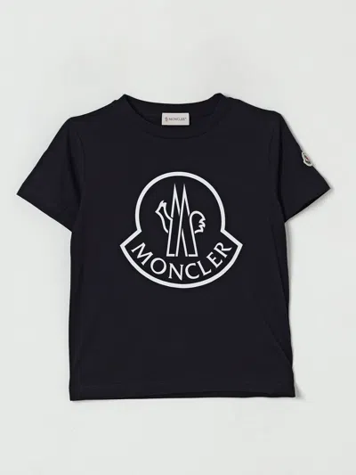 Moncler T-shirt  Kids Color Navy In Blue