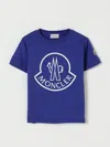 Moncler T-shirt  Kids Color Royal Blue In Blue