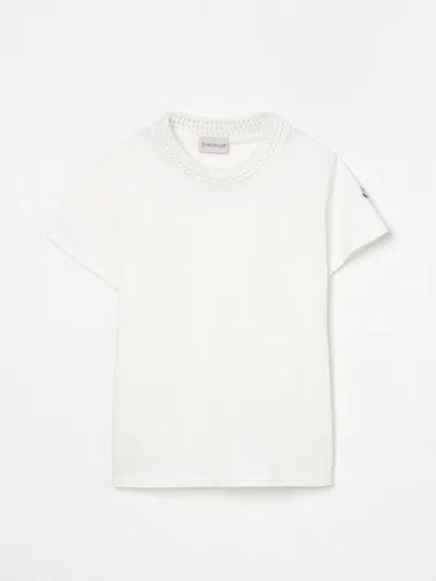 Moncler T-shirt  Kids Color White In ホワイト