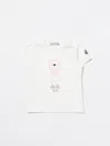 Moncler T-shirt  Kids Color White In White