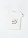 MONCLER T-SHIRT MONCLER KIDS COLOR WHITE,417248001