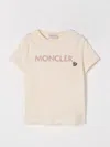 Moncler T-shirt  Kids Color Yellow Cream In Pink