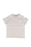 Moncler Kids Ss T-shirt In Neutral