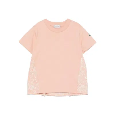 Moncler Kids' T-shirt In Pink