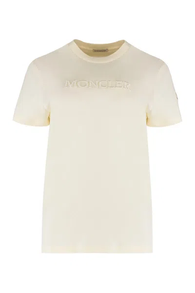 MONCLER MONCLER T-SHIRT ROUND NECK IN COTTON