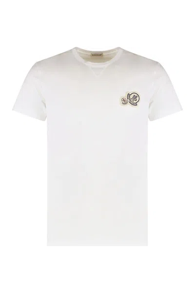 MONCLER MONCLER T-SHIRT ROUND NECK IN COTTON