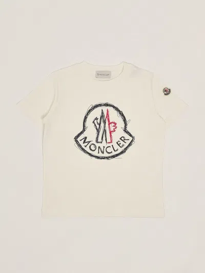 Moncler Kids' T-shirt T-shirt In Neutral