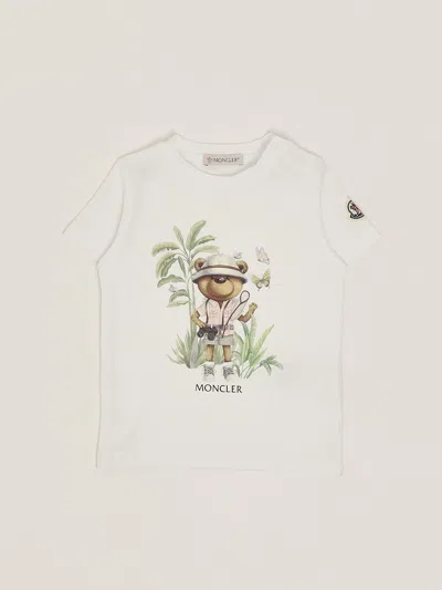 Moncler Kids' T-shirt T-shirt In White