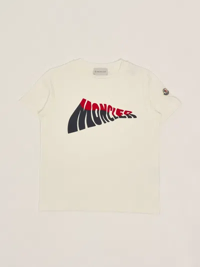 Moncler Kids' T-shirt T-shirt In Neutral