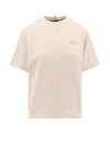 Moncler Logo-embossed Cotton T-shirt In White