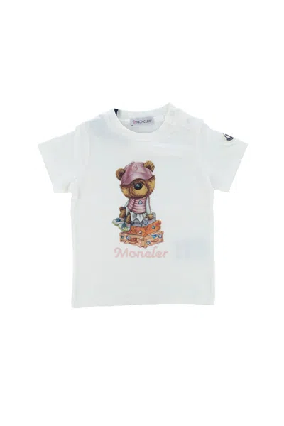 Moncler Kids' T-shirt In White