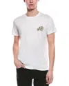 Moncler Double Logo Patch Cotton T-shirt Clothing In White