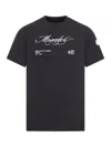 Moncler Short-sleeved T-shirt In Black