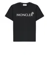 Moncler Logoed T-shirt In Black