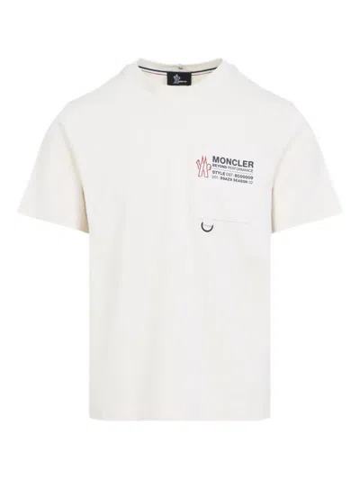 MONCLER T-SHIRT WITH LOGO MONCLER GRENOBLE