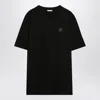 Moncler Logo Patch Crew Neck Short Sleeves T-shirt In Black