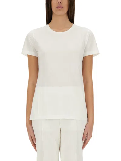 Moncler T-shirt With Logo In White