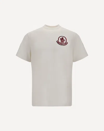 Moncler T-shirt With Logo In White