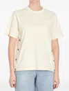 Moncler Cotton T-shirt With Pocket In Neutral