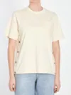 Moncler Cotton T-shirt With Pocket In White