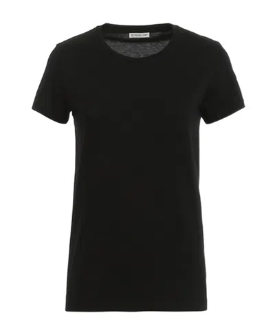 MONCLER T-SHIRT WITH ROUND NECK AND SHORT SLEEVES