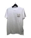 Moncler T-shirt With Round Neck And Short Sleeves In White