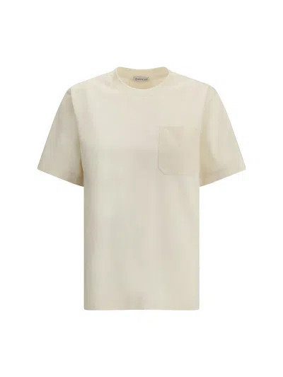 MONCLER T-SHIRT WITH SIDE SLITS
